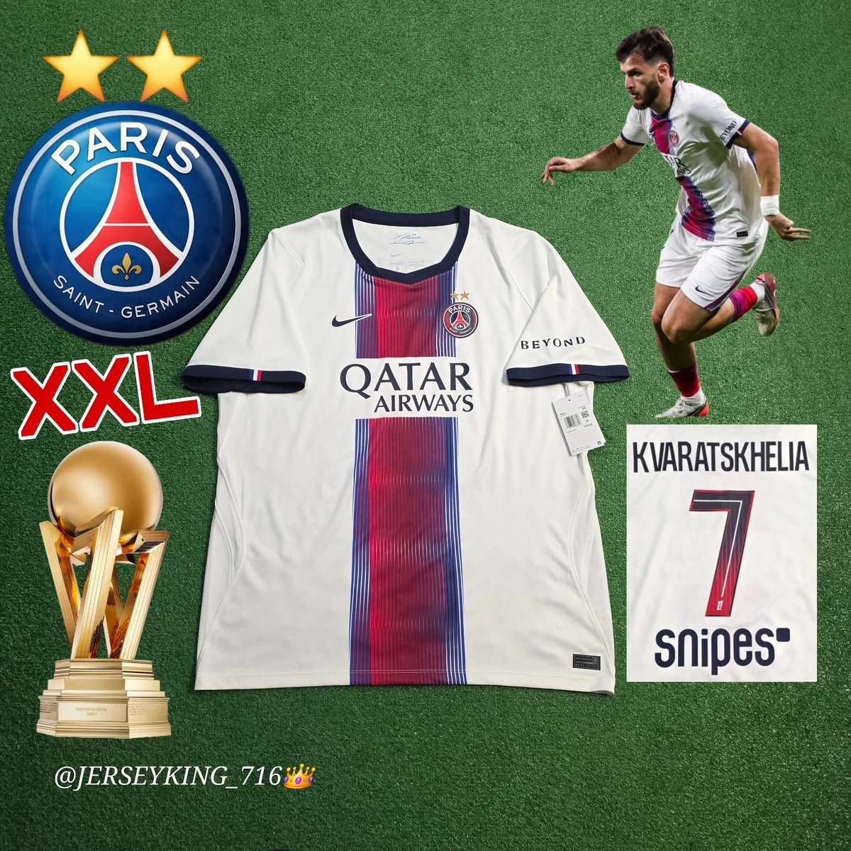 Paris Saint-Germain Fan Jerseys for sale | eBay
