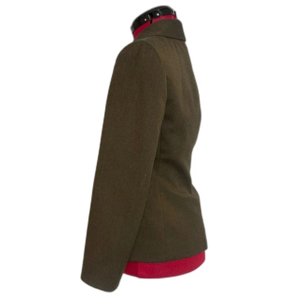 Conjunto de dos piezas blazer y pantalón Alex Marie Pantsuit para mujer talla 2P marrón espiga Foto 4 de 4