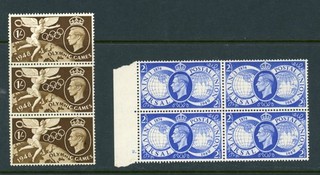GREAT BRITAIN # 274 and # 276 Blk of 4 / 26 6 3l / MNH