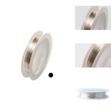 935 Argentium Silver Wire, 26 Gauge, Round, Dead Soft, 50FT By Craft Wire 103326