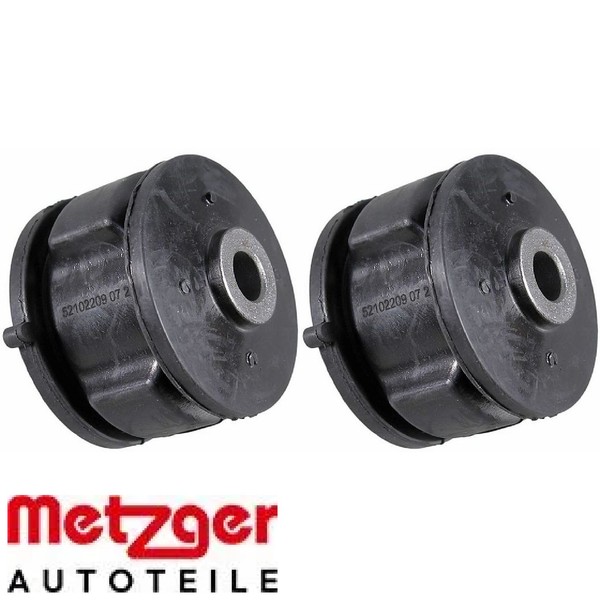 2X Lagerung FüR Lenker Metzger 52102209 Buchse 2 Querlenkerlager Hinten-image