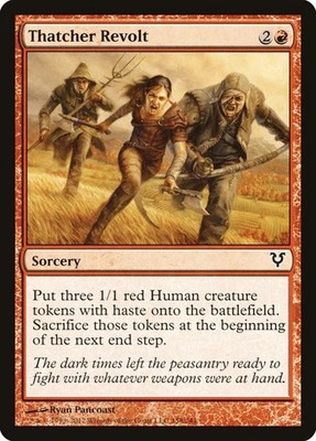 [4x] Thatcher Revolt AVR LP MTG