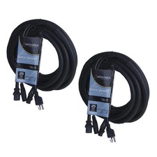 American Audio SKAC25 25FT XLR/IEC Combo Cables 2 Pc