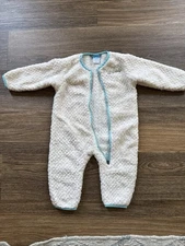 Columbia Fleece Bunting One Piece Zip Up Soft 6-12 Month