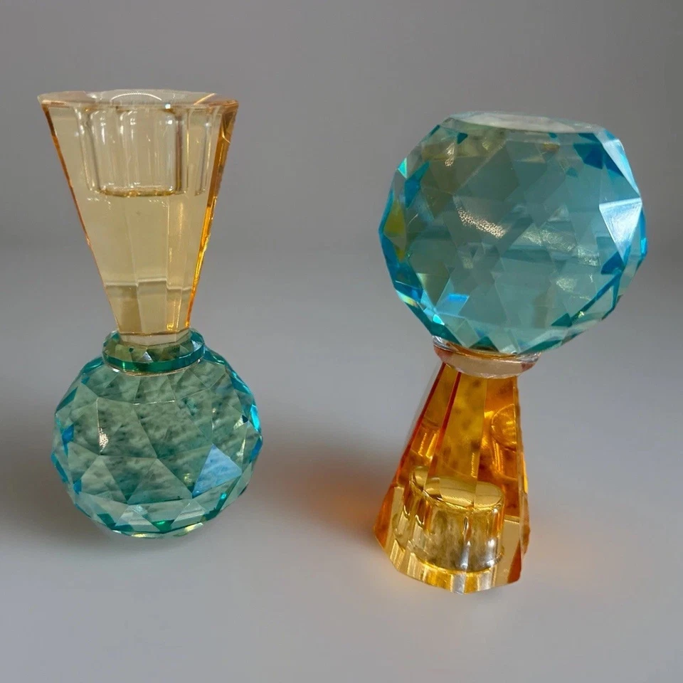 Шикарный антропологический стиль, как хрусталь, 2 подсвечника! 🕯💎 - Изображение 3 из 4