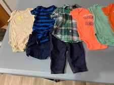 Carters NB Baby Boy Lot of 15 Pieces Multicolor