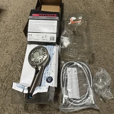 Delta 75601SN 7 Spray Handheld Shower Head SpotShield Brushed Nickel ASIS READ