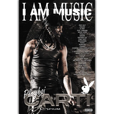 I Am Music Playboi Carti Album Poster High Quality Teens (Multiple Sizes)