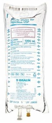 #ad #ad B Braun L8500 Sterile Water For Injection Bags PVC Free 1000 mL $18.92