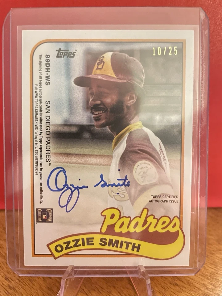 2023 Topps Archives Doubleheaders Dual Auto Dave Winfield/Ozzie Smith /25  - Image 2 of 4