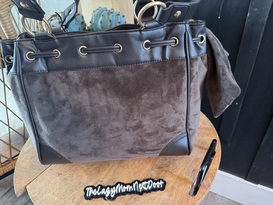 Bolso de Mano The Key To Juicy Couture Daydreamer en Chocolate con Lazo Foto 2 de 2