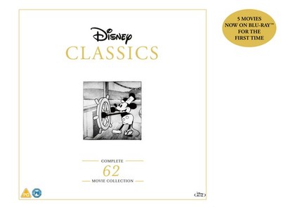 Disney Classics: Complete 62 Movie Collection (Blu-ray) (UK IMPORT)