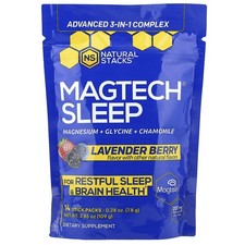 Magtech  Sleep, Lavender Berry, 14 Stick Packs, 0.28 oz 7.8 g Each