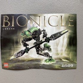 Lego Bionicle #8592 Turahk Container 2 Manuals Incomplete Set