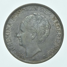 1944 Netherlands Antilles 2 1/2 Gulden - World Silver Coin *894
