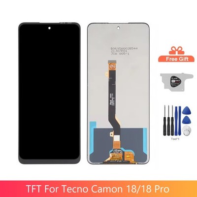 For Tecno Camon 18/18 Pro LCD Display Touch Screen Digitizer Assembly Replace
