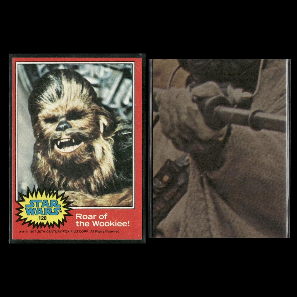 Star Wars 1977 Topps Lot (11) Ben Obi-Wan Kenobi Chewbacca Vintage 1st Ed - Image 3 of 4