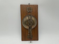 Vintage San Francisco Cable Car Sfc Co Brass Trolley Bell On Wall Plate.