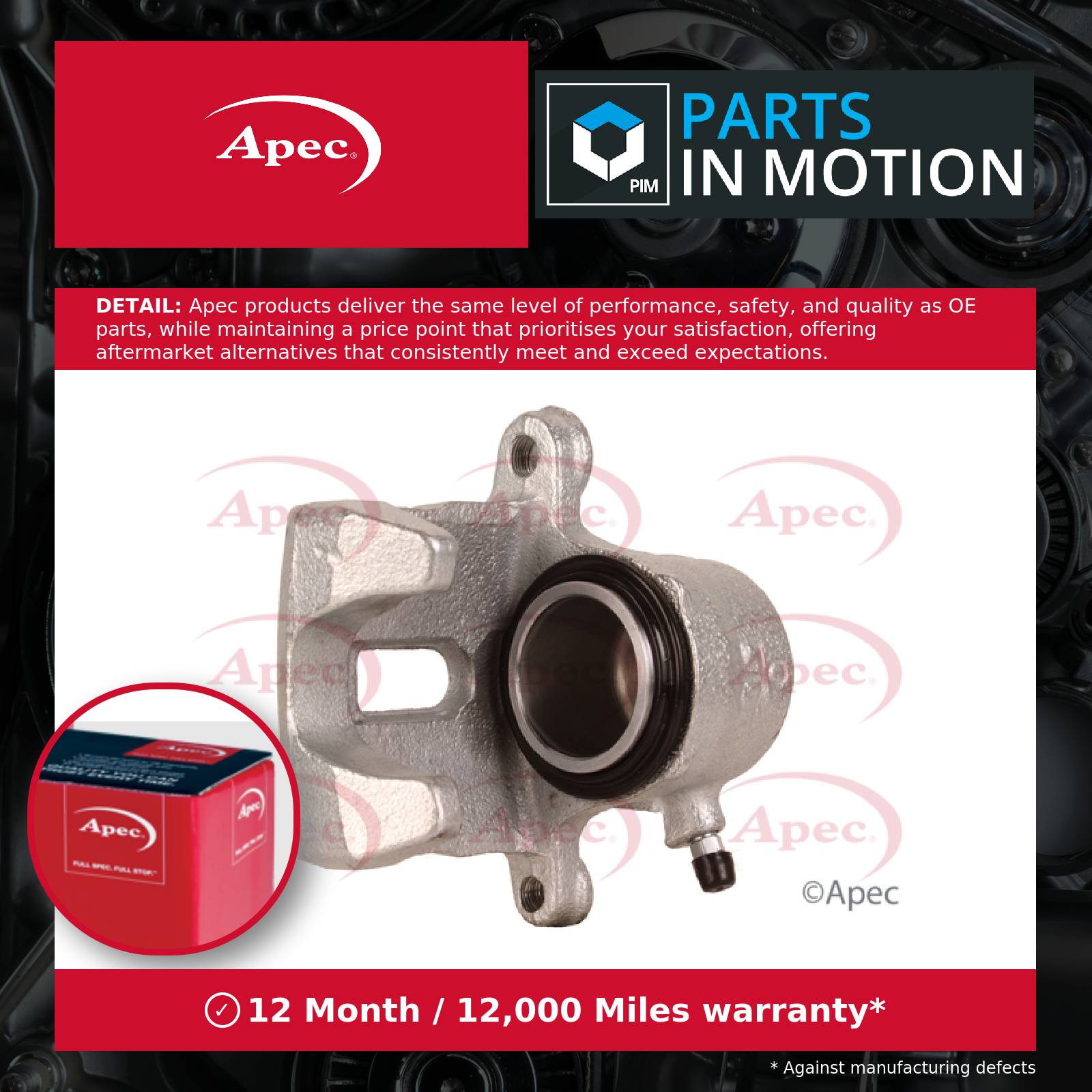 Brake Caliper LCA220N Apec NA753371X NAZ53399Z NAZ53399ZA Top Quality Guaranteed