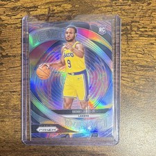 2024-25 Panini Prizm Bronny James Jr. Lakers Rookie Instant Impact Prizm #7