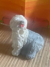 Hundefigur eines Old English Sheepdog (auch bekannt als Bobtail)Sammlerstück