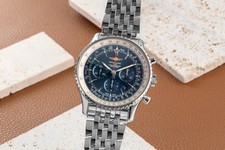 Breitling Navitimer B01 Chronograph 46 Blue Dial Automatik Edelstahl Ref. AB0127