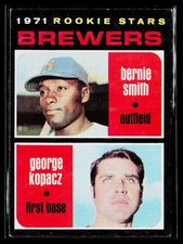 1971 Topps SET-BREAK #204 Brewers 1971 Rookie Stars (Smith / Kopacz) EXMINT