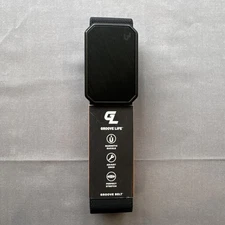 Groove Life Adjustable Web Belt Magnetic Buckle Gun Metal /Black M 33" - 36"