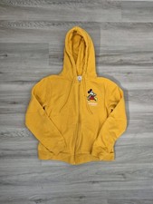 Disney Walt Disneyland Resort Mustard Cropped Hoodie Size S