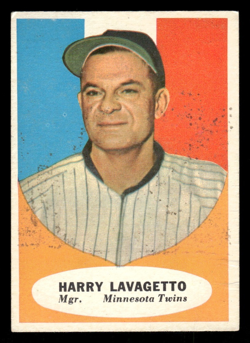 1961 Topps Baseball Card #226 Harry Lavagetto