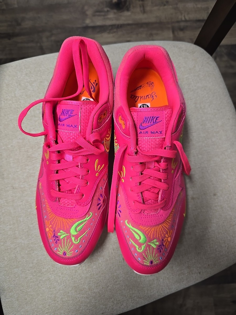 Nike Air Max 1 Premium Día De Muertos Sneakers FQ8172-645 Mens Sz 10 New Limited s-l400.jpg main image 3