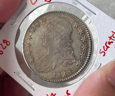 1828 Capped Bust Half Dollar - Scratches Silver L2