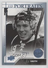 2017-18 Upper Deck Portraits Rookies Platinum Blue 1/25 CJ Smith #P-84 1o3