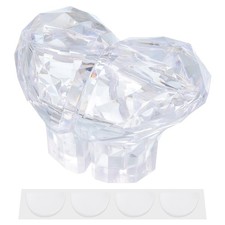 2Pack Toilet Tank Button Toilet Button Pusher Toilet Replacement Transparent