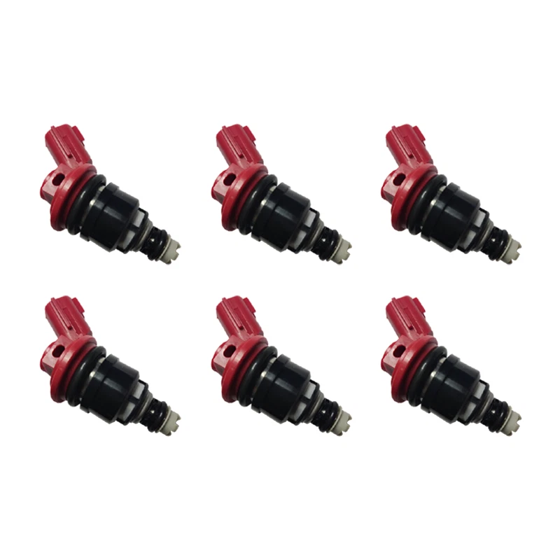 6 x Inyector de combustible compatible con Nissan 300ZX 1990-1994 3,0 L V6 VG30DE VG30DETT Z32 Turbo Foto 3 de 4