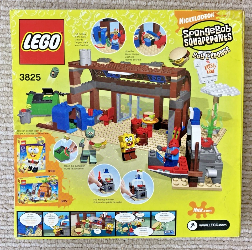 3825 LEGO SpongeBob SquarePants Krusty Krab - NEW & SEALED! - Image 2 of 4