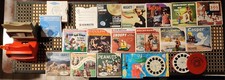 HUGE View Master lot  2 viewers, 16 3-reel set, a 10 reel set, demo reels  more 