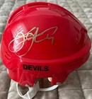 Former New Jersey Devils HOF Scott Stevens Autographed Mini Hockey Helmet W/COA