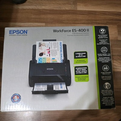 Epson Workforce ES-400 II Color Duplex Desktop Document Scanner (SEALED)