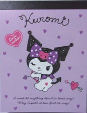 Sanrio Kuromi Mini Memo Pad Made in Japan 2026