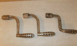 3 Vintage Ranges Stove Crank Handle Tool Wrench MAJESTIC
