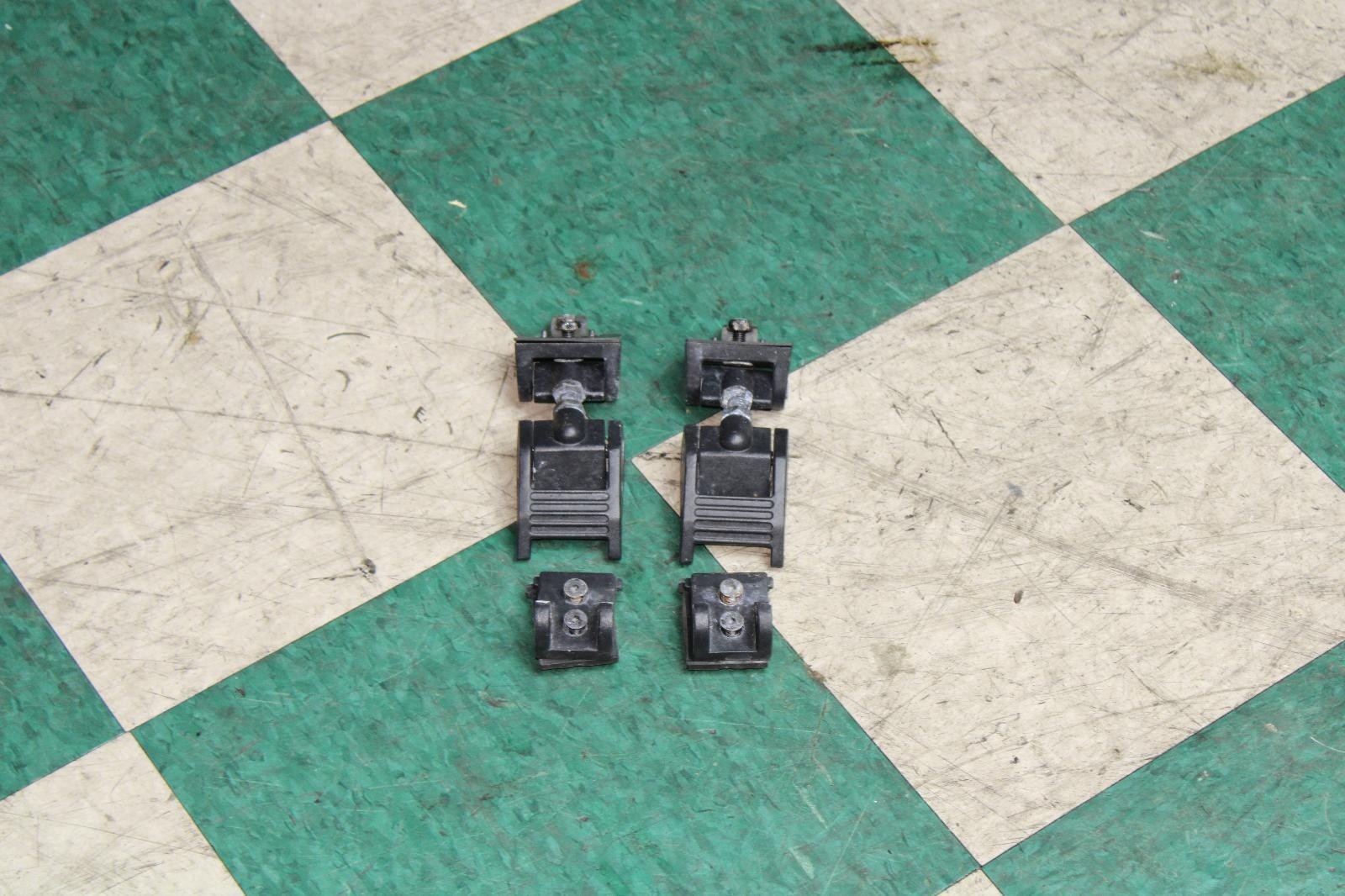 07-18 Wrangler Black Aftermarket Pair Driver Passenger Hood Latches Pair Set WTY