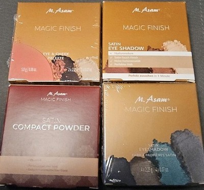 M.Asam Magic Finish Satin  Eyeshadow ,Compact Puder,  Eye & cheek Palette