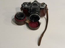 Vintage Edixa Flex 35mm SLR with 35mm Westromat and Travegon Lenses