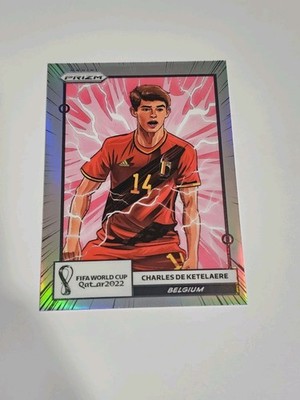 2022-23 Panini Prizm World Cup Charles De Ketelaere Manga SSP #3 Belgium