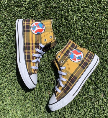 converse plaid sneakers