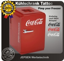 Aufkleber Coca Cola 35cm Farbauswahl f&uuml;r K&uuml;hlschrank T&uuml;r Auto oder Wand