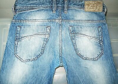 DIESEL Men's IAKOP 0RBRT WASH Denim Jeans REGULAR SLIM TAPERED Blue RRP £140 - Picture 2 of 4