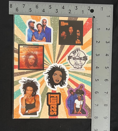 Pegatina Fugees - Lauryn Hill - The Score - Killing Me Softly - Pras - Wyclef años 90 - Imagen 3 de 3