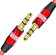 AUX Kabel 3,5mm Klinken Stecker Stereo Audio komp. für Yamaha LSX 700 Relit